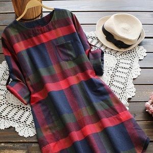 CUPSHE | Plaid Flannel Dress | NWOT